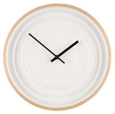 4living Circle seinäkello 32 cm valkoinen