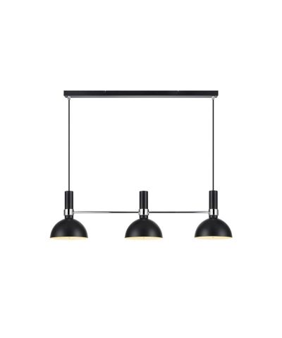 Markslöjd - Larry 3 Riippuvalaisin Musta/Kromi | Alk. 146,00 €