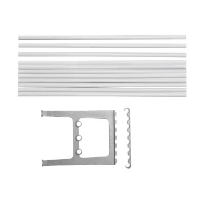 Essem Design Nostalgi korotettu penkki 100 cm Valkoinen-alumiini | Alk. 650,09 €