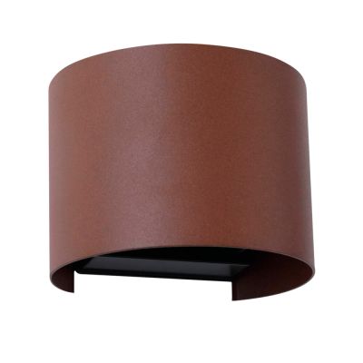Lindby - Dara Round LED Smart Ulkona Seinävalaisin Ruoste | Alk. 34,90 €