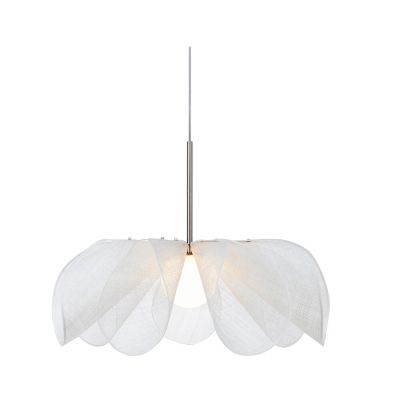 Markslöjd - Styrka Riippuvalaisin Ø75 Satin Nickel/Valkoinen | Alk. 258,00 €