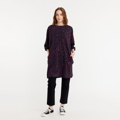 Finlayson Sievä Trikootunika Viininpunainen