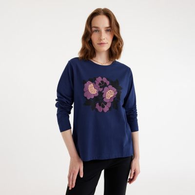 Finlayson Annukka Trikoopusero Tummansininen | Alk. 14,98 €