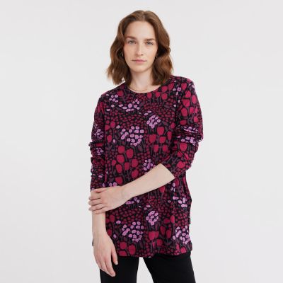 Finlayson Huiske Trikootunika Viininpunainen