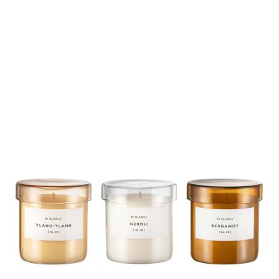 Blomus - Valoa Tuoksukynttilä lahjapakkaus 7,5 cm 3 osaa | Alk. 44,90 €