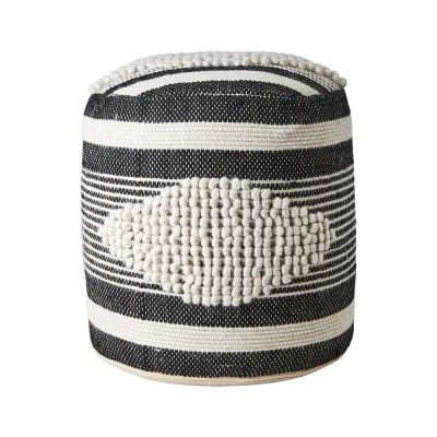 Affari of Sweden, MINNA pouf musta/norsunluu | Alk. 146,00 €