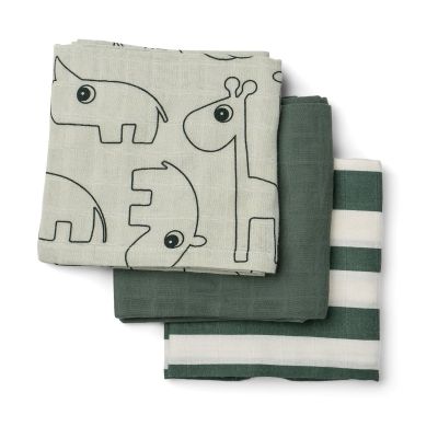 Done by deer Dreamy Dots pesulappu 3-pakkaus Vihreä | Alk. 16,46 €