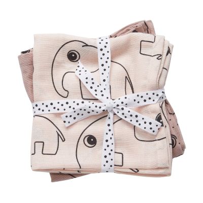 Done by deer Contour vauvapeitto 120x120 cm 2 kpl/pakkaus Puuteri | Alk. 18,90 €