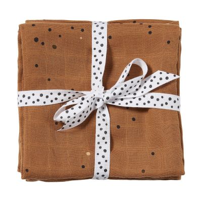 Done by deer Dreamy Dots vauvan huopa 120x120 cm 2-pakkaus Sinappi | Alk. 20,90 €