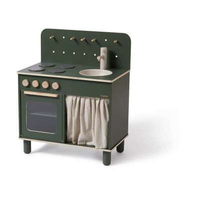 FLEXA Play leikkikeittiö 60x75 cm Syvä vihreä | Alk. 128,00 €