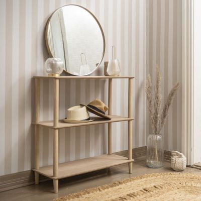 Fanni K Tempo hyllykkö 80x34x83 cm luonnonväri