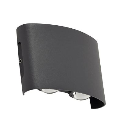 Lindby - Ithan 2 LED Ulkona Seinävalaisin Tumma Harmaa | Alk. 30,00 €