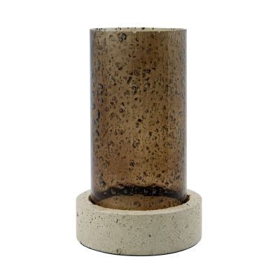 House Doctor Rivo kynttilänjalka 21,5 cm Ruskea | Alk. 48,00 €