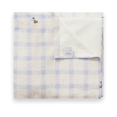 Garbo&Friends Gingham Sorrel Blue Terry kylpypyyhe 100x150 cm | Alk. 48,89 €