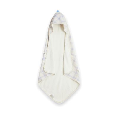 Garbo&Friends Gingham Sorrel Blue Terry huppupyyhe 80x80 cm | Alk. 43,17 €