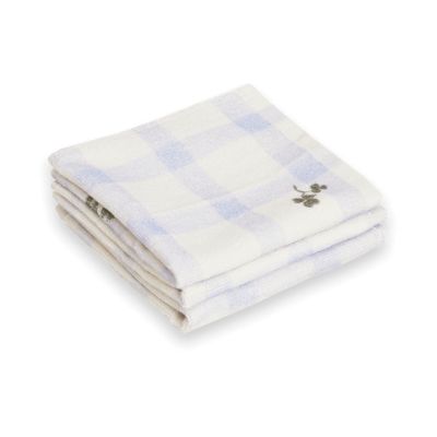 Garbo&Friends Gingham Sorrel Blue Terry pesulappu 3 kpl 30x30 cm