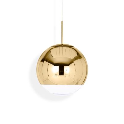 Tom Dixon Mirror Ball -riippuvalaisin LED Ø 40 cm Gold | Alk. 710,00 €