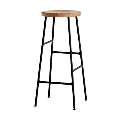 HAY Cornet baarijakkara 75 cm Oiled oak-soft black | Alk. 244,00 €
