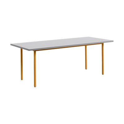 HAY Two-Colour ruokapöytä 90x200 cm Ochre-light grey | Alk. 1 199,20 €
