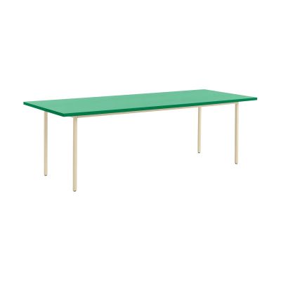 HAY Two-Colour ruokapöytä 90x240 cm Ivory-green mint | Alk. 1 399,20 €
