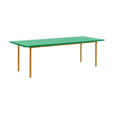 HAY Two-Colour ruokapöytä 90x240 cm Ochre-green mint | Alk. 1 399,20 €