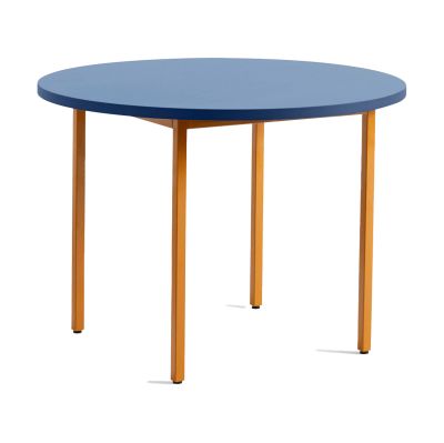 HAY Two-Colour ruokapöytä Ø105 cm Ochre-blue | Alk. 919,20 €