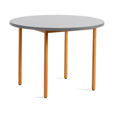 HAY Two-Colour ruokapöytä Ø105 cm Ochre-light grey | Alk. 919,20 €