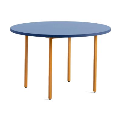 HAY Two-Colour ruokapöytä Ø120 cm Ochre-blue | Alk. 1 039,20 €
