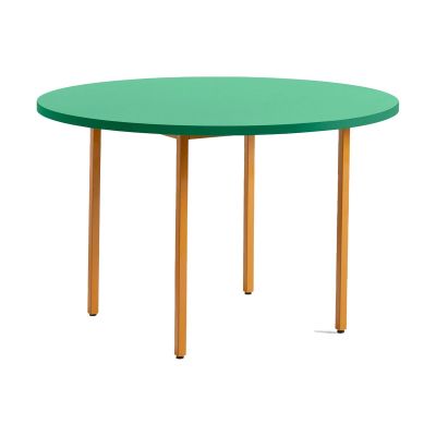 HAY Two-Colour ruokapöytä Ø120 cm Ochre-green mint | Alk. 1 039,20 €