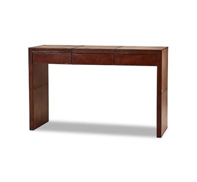 Newport Kensington-konsolipöytä, nahka, kolme laatikkoa | Alk. 1 886,00 €