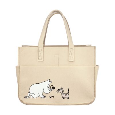Muurla Muumi pets säilytyskori 25x40 cm Beige