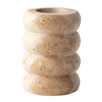 Tell Me More - Travertin Kynttilänjalka 10,5 cm | Alk. 34,00 €