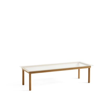 HAY Kofi sohvapöytä Oak-ribbed glass, 50 cm | Alk. 739,00 €