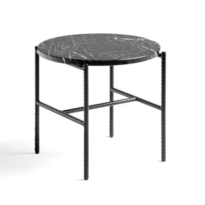 HAY Rebar sivupöytä Ø45 cm Black marble-black | Alk. 296,10 €