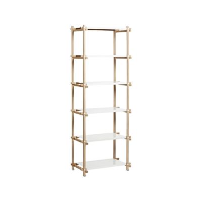 HAY Woody Column hylly Oak-white lacquered shelf, high | Alk. 529,00 €