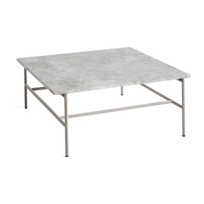 HAY Rebar sohvapöytä 80x84x33 cm Grey marble-fossil | Alk. 809,10 €