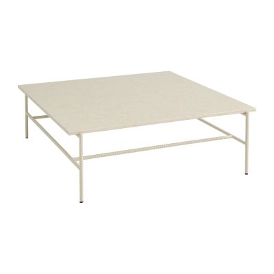 HAY Rebar sohvapöytä 100x104x33 cm Beige marble-alabaster | Alk. 988,00 €