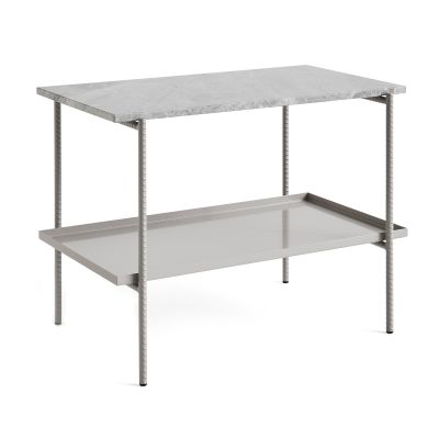 HAY Rebar sivupöytä 75x44x55 cm Grey marble-fossil | Alk. 593,10 €