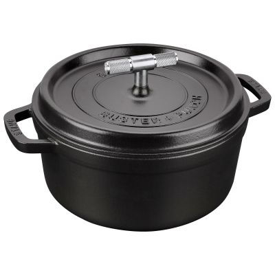 Staub Buster+Punch pyöreä pata 24 cm, teräsnupilla | Alk. 269,00 €