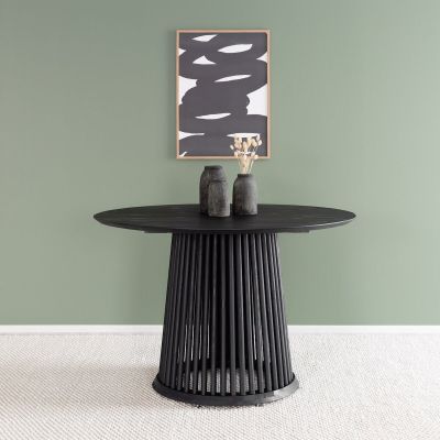 Veke Suoma pyöreä ruokapöytä Ø115 cm musta(kuvausmalli) | Alk. 499,00 €