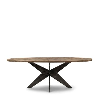 Riviera Maison, Falcon Crest Elliptic Ruokapöytä 230x105 cm | Alk. 2 707,00 €