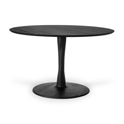 Ethnicraft, Torsion Ruokapöytä Ø127 cm Musta tammi | Alk. 3 067,00 €