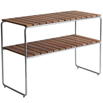 Grythyttan Stålmöbler, L105 apupöytä tiikki Grythyttan Stålmöbler | Alk. 1 548,00 €