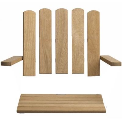 Grythyttan Stålmöbler, Puusetti A2, 45 cm käsittelemätön tammi, sis. ruuvi | Alk. 250,00 €
