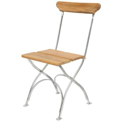 Grythyttan Stålmöbler, Puutarhatuoli tiikki Grythyttan Stålmöbler | Alk. 412,00 €