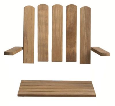 Grythyttan Stålmöbler, Puusetti A2, 45 cm käsittelemätön tiikki, sis. ruuvi | Alk. 315,00 €