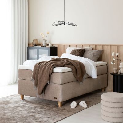 Unia Platina jenkkisänkypaketti 120 L ergo, tammi jalat, beige Voque 02 | Alk. 1 796,00 €