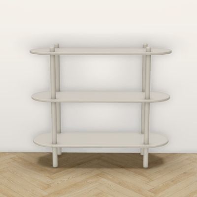 Veke Askel avohylly 100x35x86 cm greige | Alk. 320,00 €
