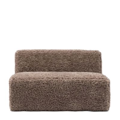 Riviera Maison, The Jagger Keskimoduuli 125 cm poodle weave raccoon taupe | Alk. 1 546,00 €