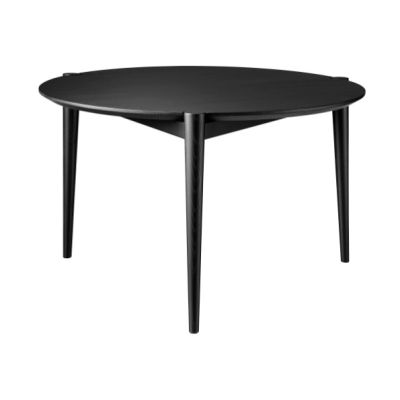 FDB Møbler D102 Søs sohvapöytä Ø70 cm Oak black painted | Alk. 449,10 €